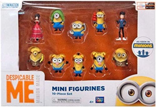 MTW Toys 3102100 - Original Minions, 10 verschiedene Spielfiguren, Grösse je Figur ca. 5 cm