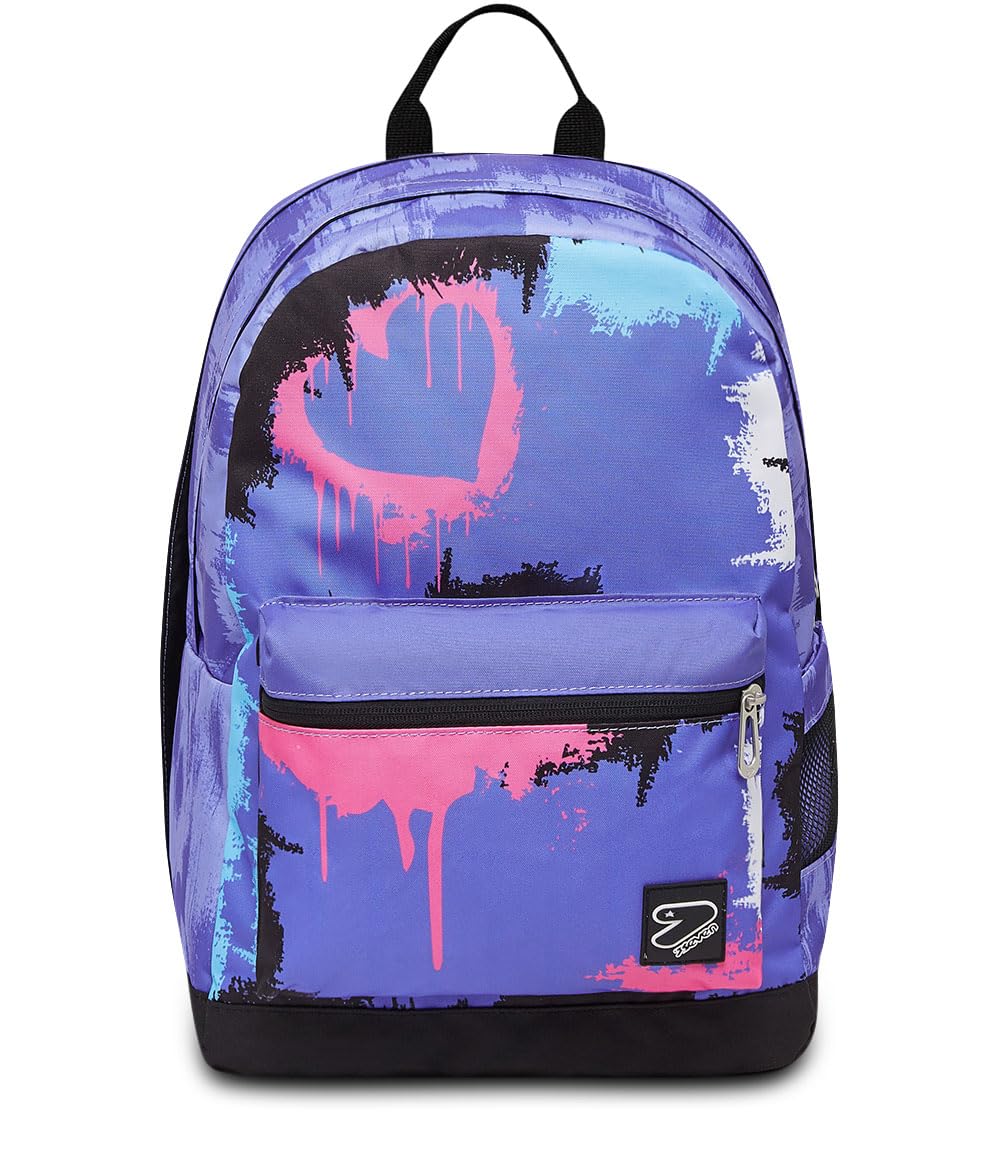 Seven Wende-Rucksack, Schulranzen aus nachhaltigem Stoff, Geräumige Schultasche für Teenager, Mädche