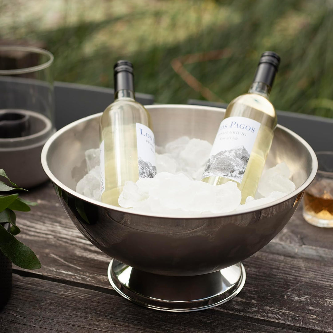 Leopold Vienna Champagnerschale Classic II Edelstahl Ø35x19cm, 304, Silber, 1 Stück (1er Pack), Klas