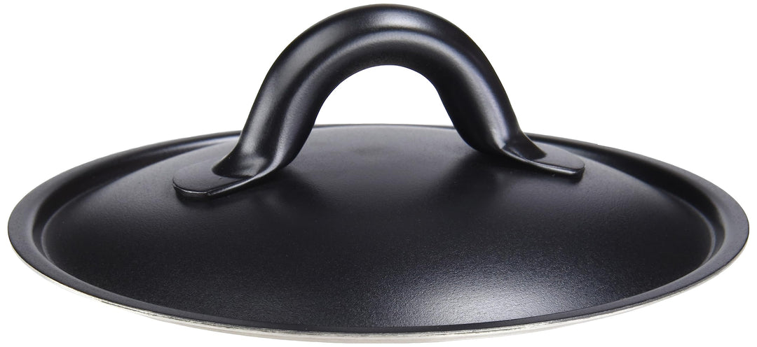Alessi SG200/14 B Mami Deckel - Edelstahl 18/10 mit Silikonharz Beschichtung, schwarz.