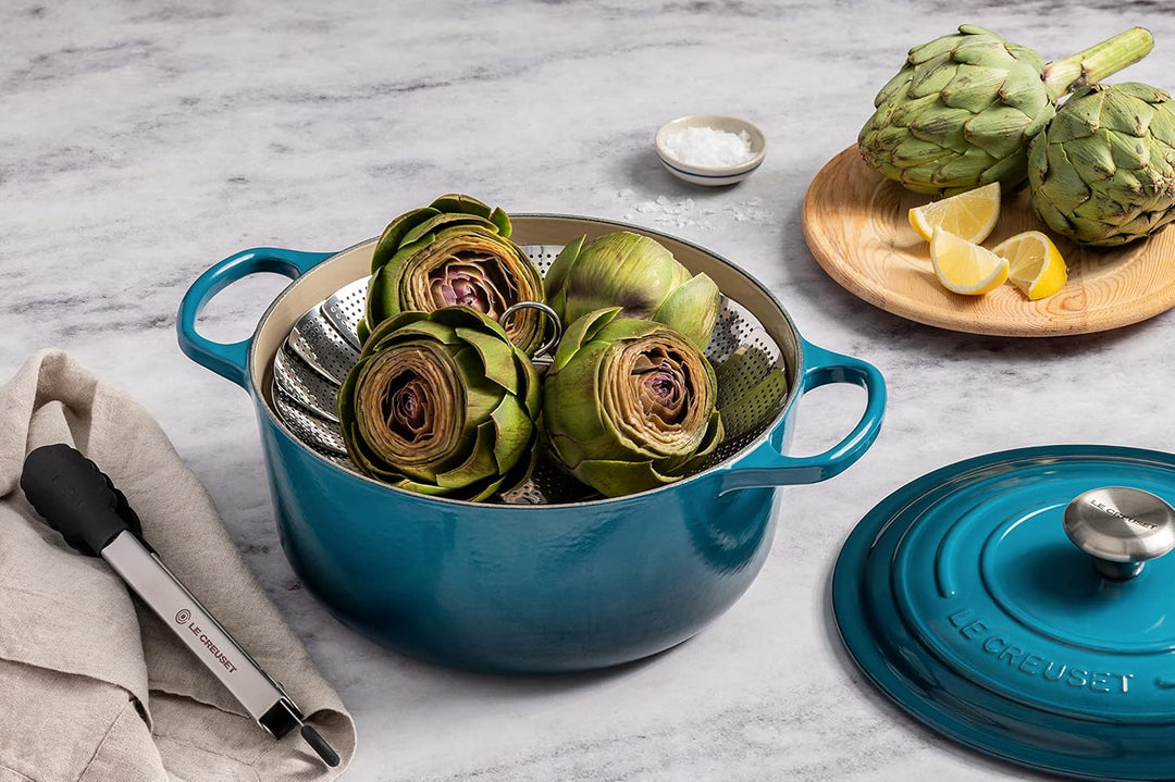Le Creuset Signature Gusseisen-Bräter mit Deckel, Ø 24 cm, Rund, Für alle Herdarten und Induktion ge