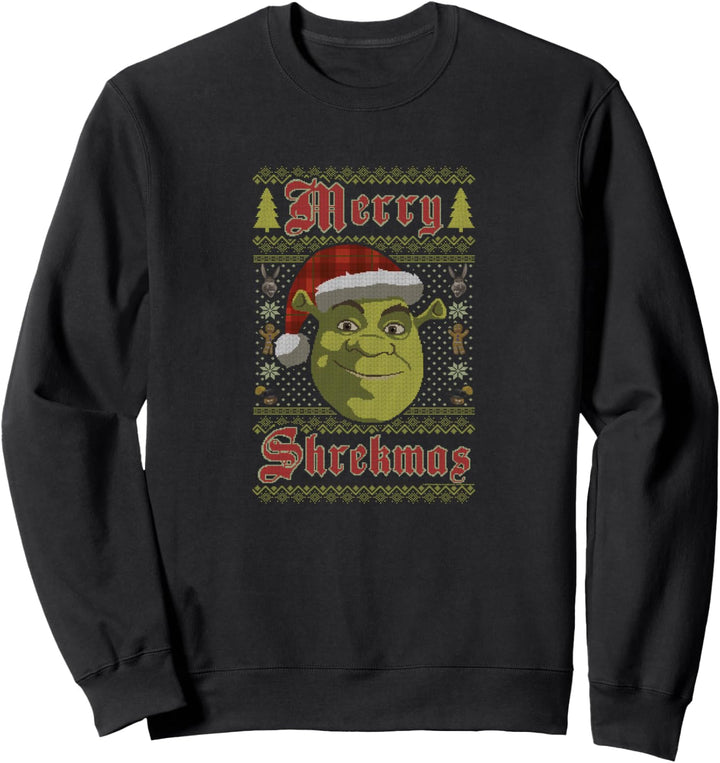 Shrek Merry Shrekmas Ugly Sweater Style Christmas Sweatshirt