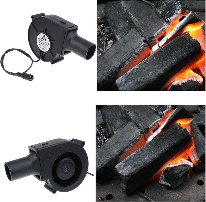 110 V 220 V Grillventilator Grillheizung Herd 3–12 V Luftgebläse Kochen Grillventilator Einstellbare