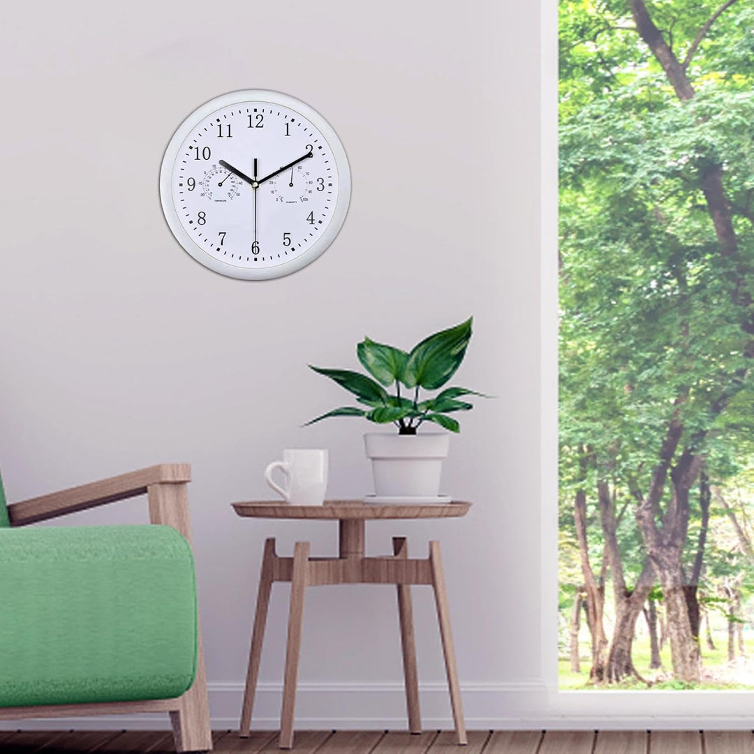 Generisch Aussenuhren Für Terrasse Garten | wasserdichte Gartenuhr Retro Design 25cm Durchmesser ABS