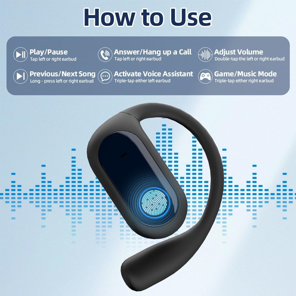 AI Übersetzer Kopfhörer, Echtzeit Übersetzungskopfhörer 144 Sprachen, Translation Earbuds Bluetooth