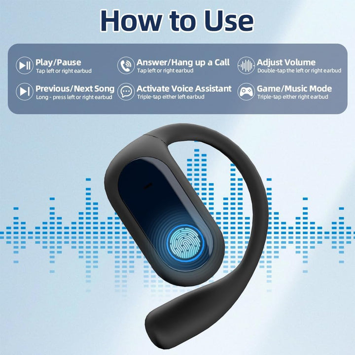 AI Übersetzer Kopfhörer, Echtzeit Übersetzungskopfhörer 144 Sprachen, Translation Earbuds Bluetooth