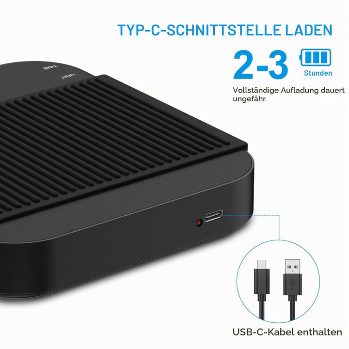 Brifit Kaffeewaage mit Timer, Espresso Waage 3kg/0.1g, Hochpräzise Feinwaage, Waage Küchenwaage USB,