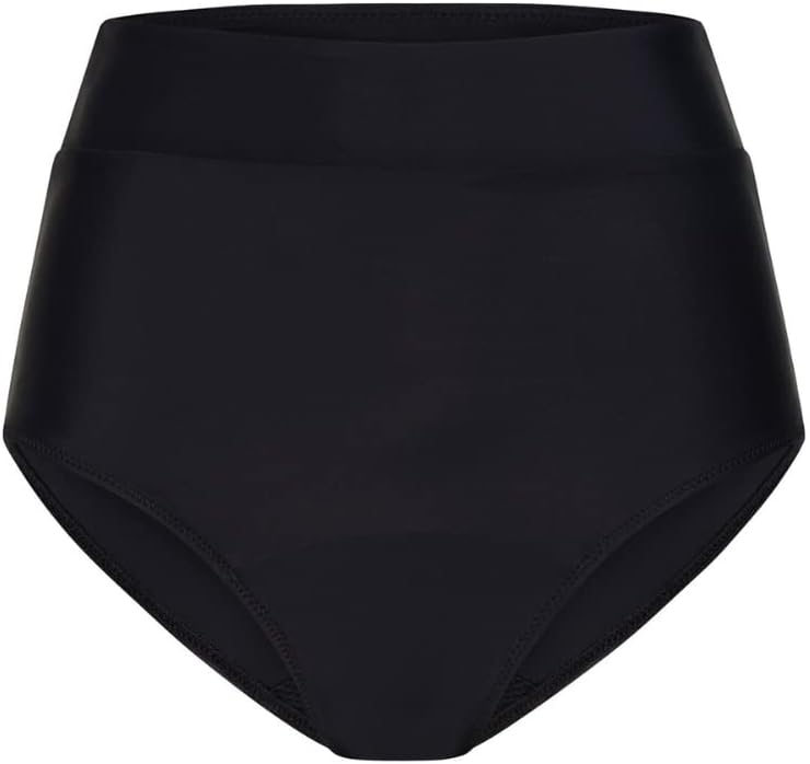 Modibodi Swimwear Recycled Hi Waist Bikini-Slip – leichte bis mittlere Saugfähigkeit – Menstruations
