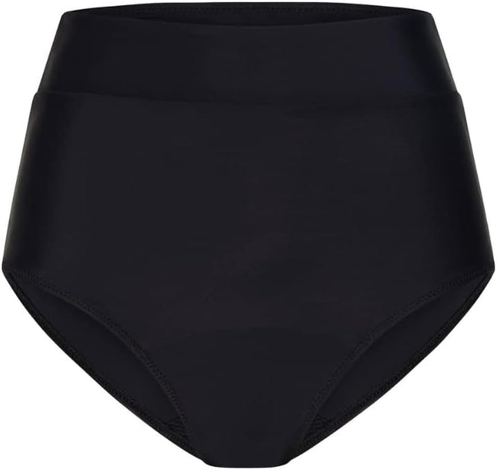 Modibodi Swimwear Recycled Hi Waist Bikini-Slip – leichte bis mittlere Saugfähigkeit – Menstruations