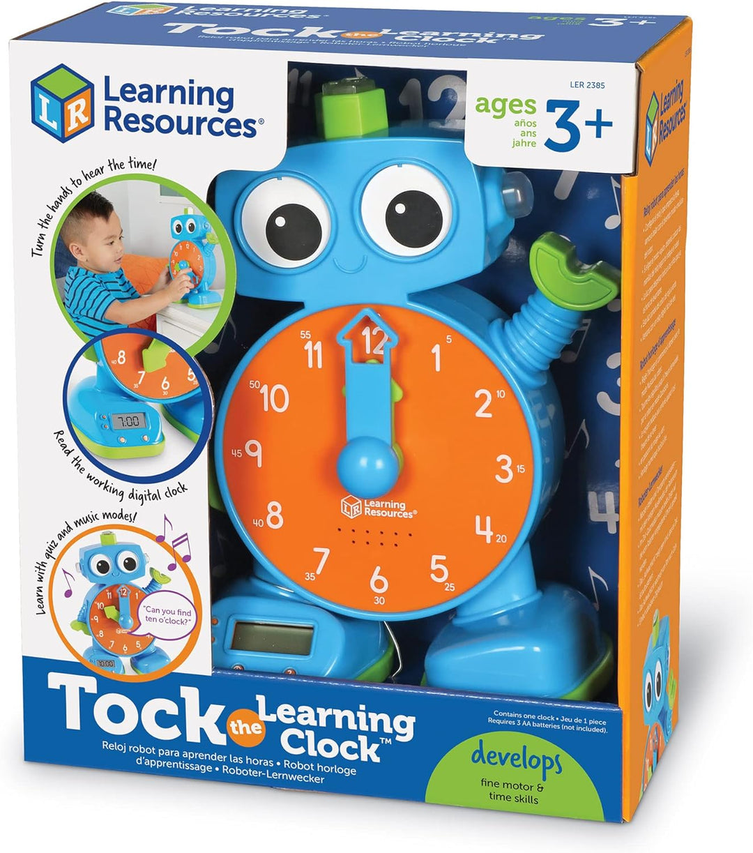 Learning Resources Tock the Learning Clock – Tick, die Lernuhr