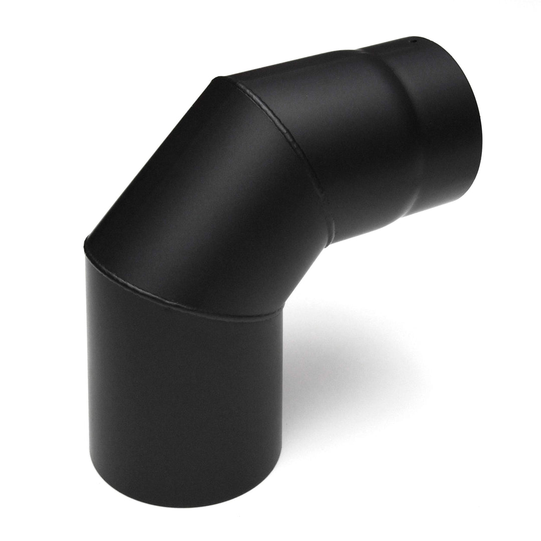 raik Rauchrohrbogen/Ofenrohrbogen 90° 3-teilig 160 mm Durchmesser ohne Reinigungsöffnung Stahlblech