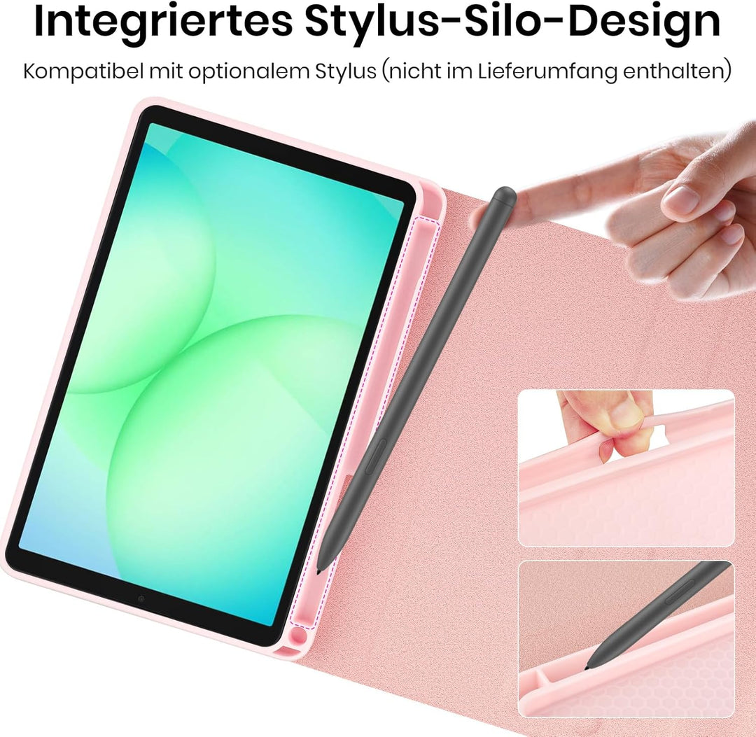Hülle mit Tastatur für Samsung Galaxy Tab A11 / A9 8.7 Zoll 2025 | Tastatur für Samsung Galaxy Tab A