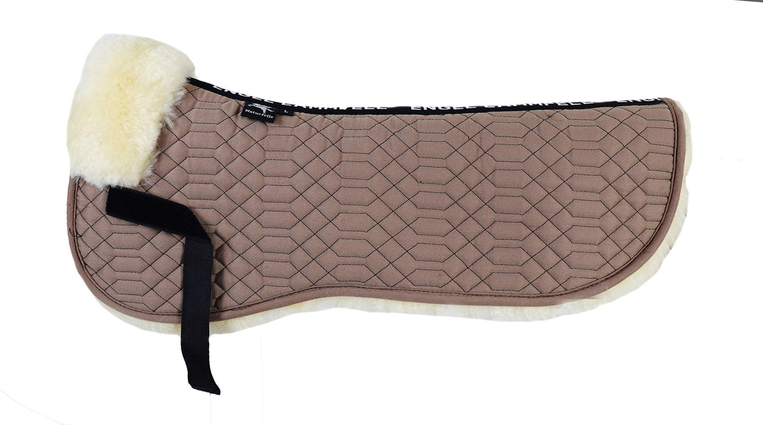 Engel Reitsport Lammfell Sattelkissen SAKIS1 mit Fellrand vorne camel-med. M, camel-med. M