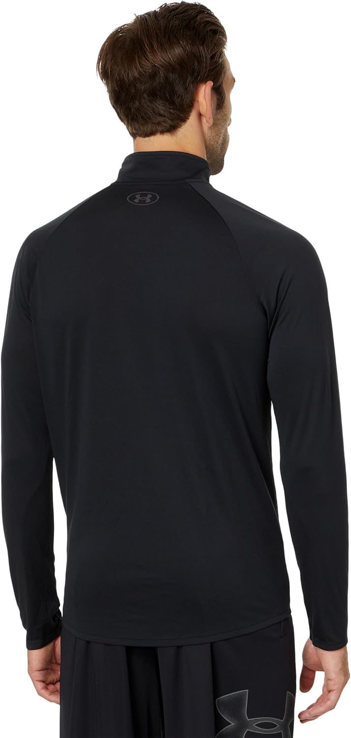 Under Armour Tech 2.0 1/2 Zip Sweatshirt Herren Schwarz/Charcoal 3XL, Schwarz/Charcoal 3XL