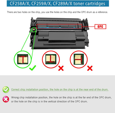 MIT Werkzeug Kompatibel Tonerkartusche 59X CF259X für HP M406 M406dn Pro M404 M404n M404dn M404dw M3