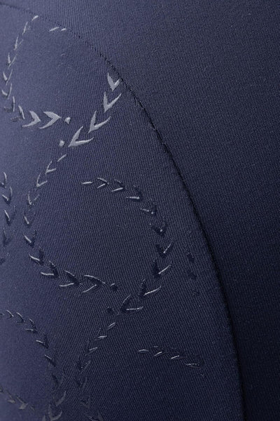 HORZE Damen Reitleggings Gillian, Reithose mit Handytasche und Silikonvollbesatz, Overture Navy