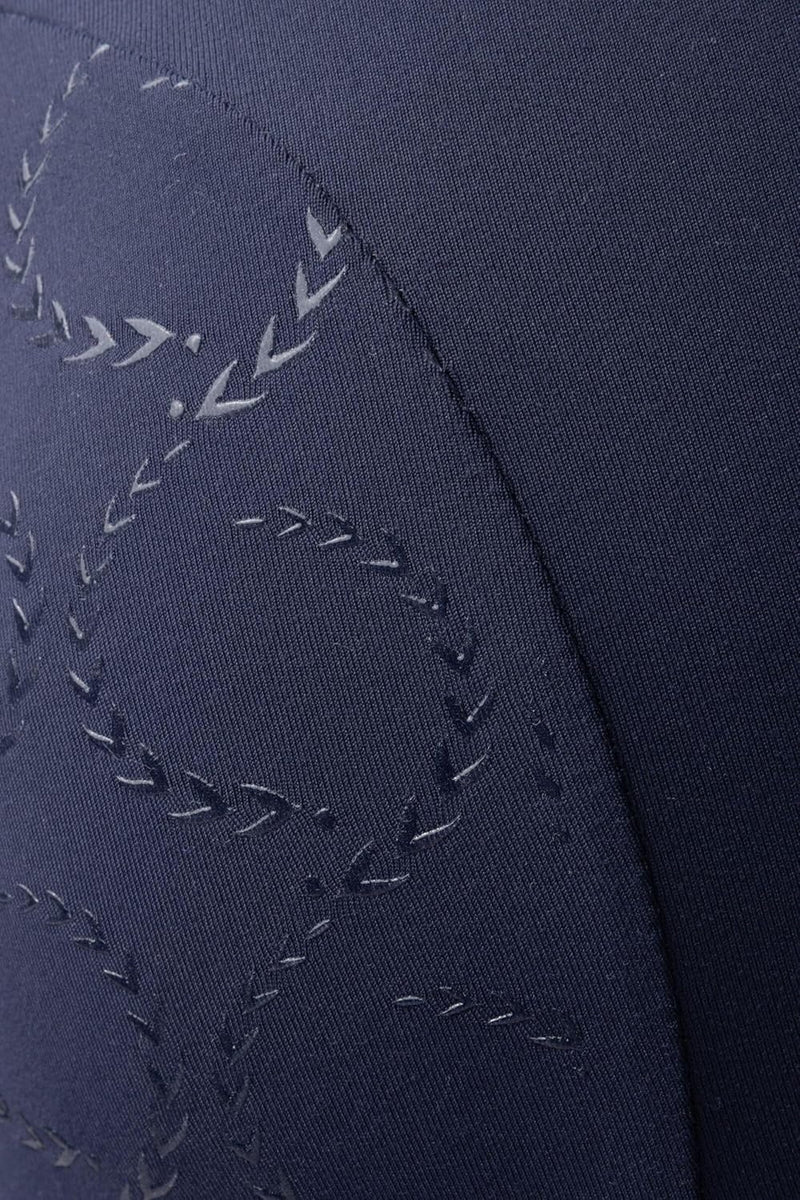 HORZE Damen Reitleggings Gillian, Reithose mit Handytasche und Silikonvollbesatz, Overture Navy