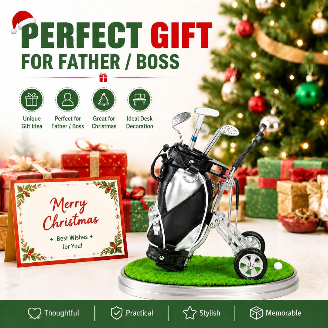 10L0L Golf-Stifthalter mit 3 Stiften für Golfschläger – einzigartiges Geschenk für Golffans und Koll