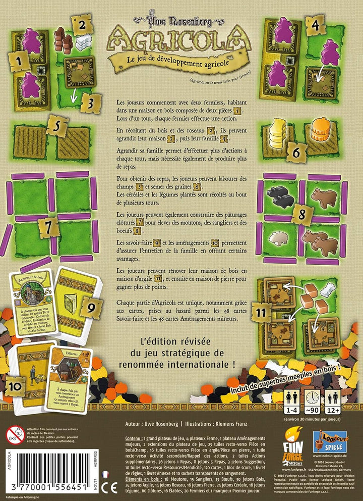 Agricola, verschiedene Farbe/Modell (Französisch)