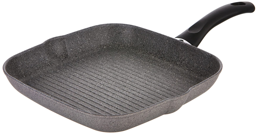 Ballarini Cortina Granitium Grillpfanne, Grau, Durchmesser 28 cm