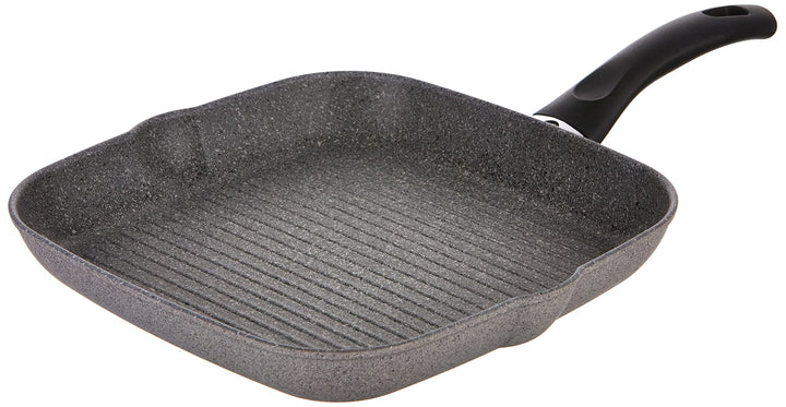 Ballarini Cortina Granitium Grillpfanne, Grau, Durchmesser 28 cm