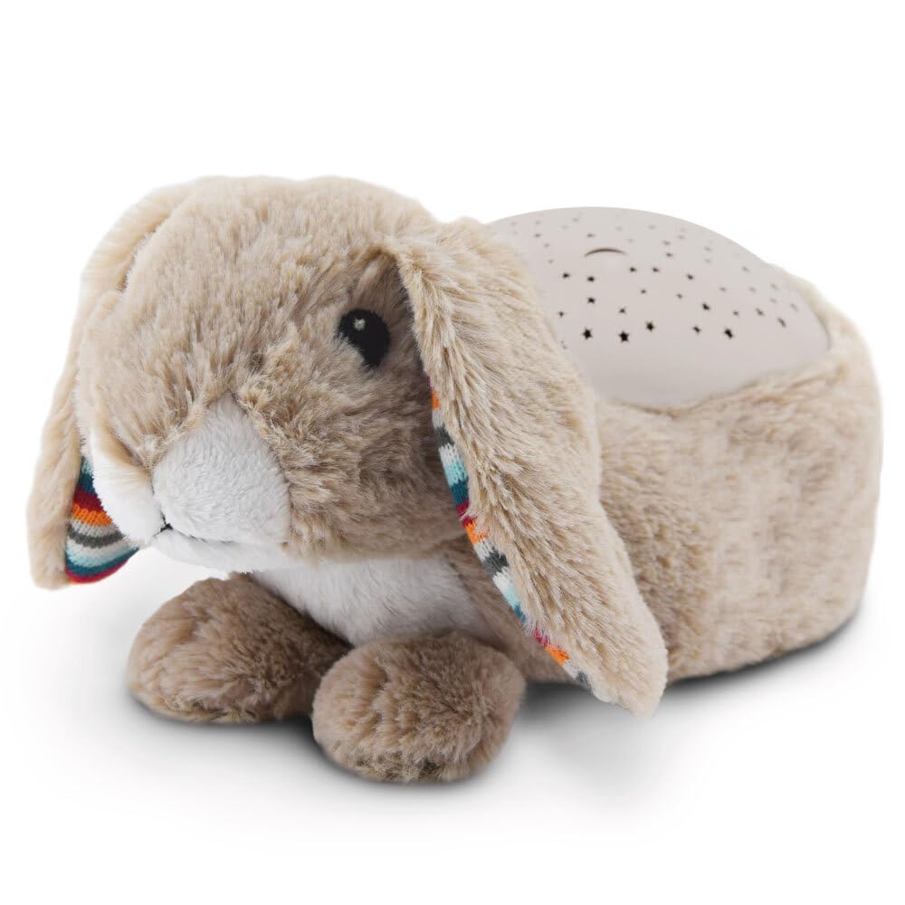 ZAZU Ruby The Rabbit Projector - Baby Lichtprojektor mit beruhigenden Melodien (Herzschlag-Sound, Na