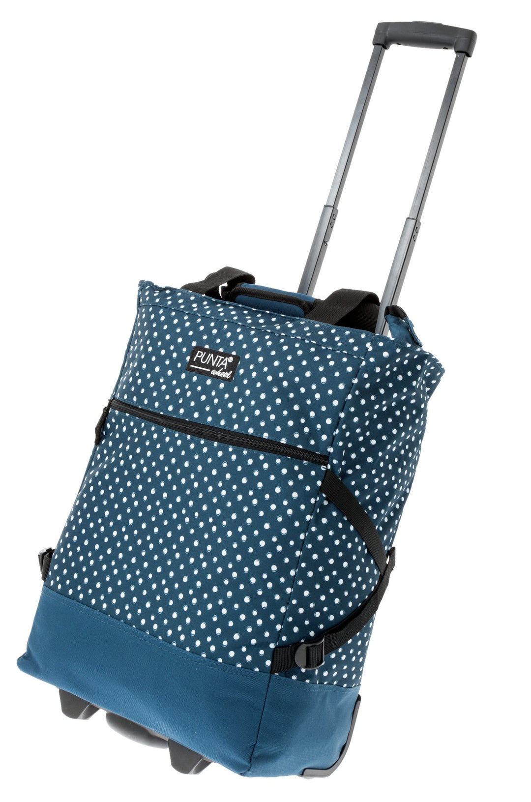 Shopping Roller Einkaufsroller Trolley Punta Wheel 10008-5020 Blue Dots 33 L Blau, 33 L Blau