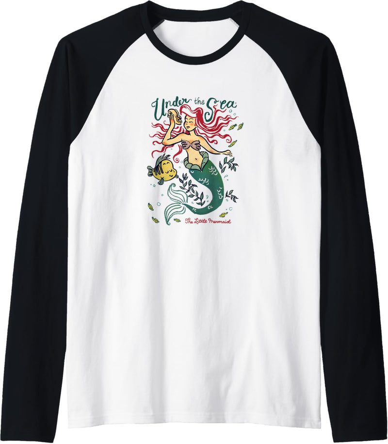 Disney The Little Mermaid Group Shot Sweetwater Doodles Raglan