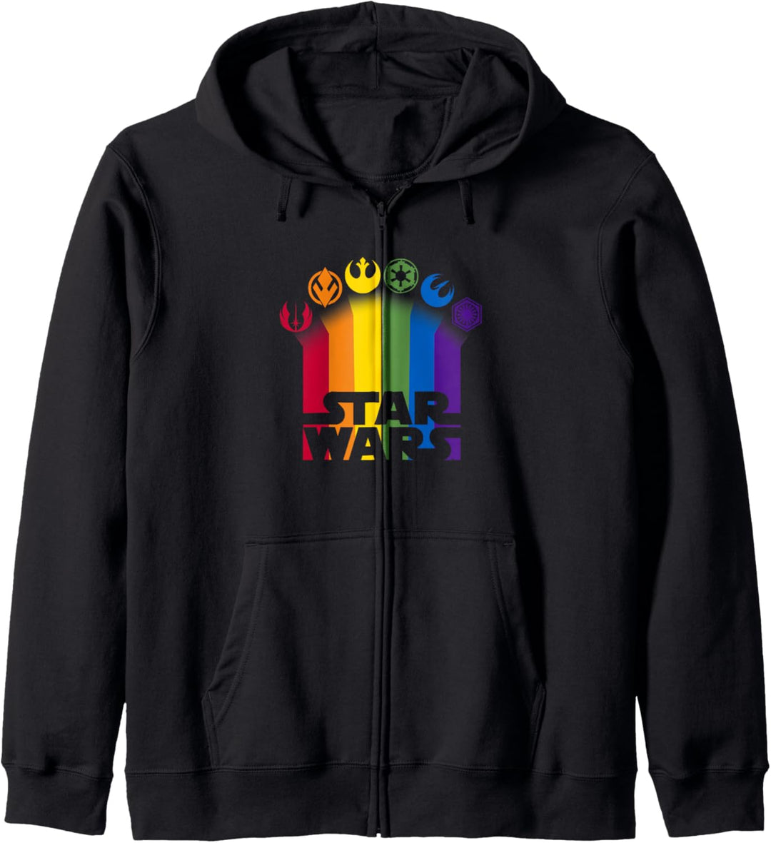 Star Wars Icon Trails Rainbow Pride Logo Kapuzenjacke