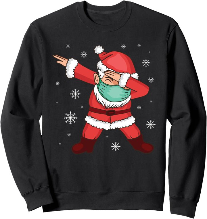 Dabbing Weihnachtsmann Weihnachten Xmas Geschenke Christmas Sweatshirt