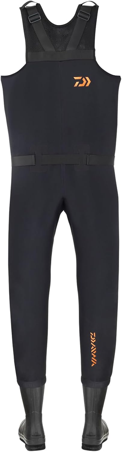 DAIWA D-Vec CR Flex Neoprene Waders Wathose mit Stiefeln 44/45 XL, 44/45 XL