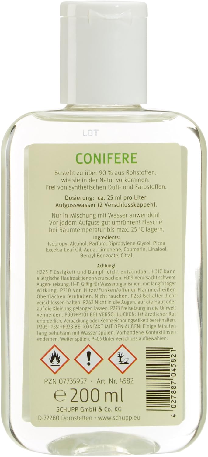 Schupp Sauna- und Dampfbad-Essenz Conifere, 200ml