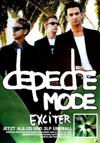 Depeche Mode - Exciter, 2001 » Konzertplakat/Premium Poster | Live Konzert Veranstaltung | DIN A1 «