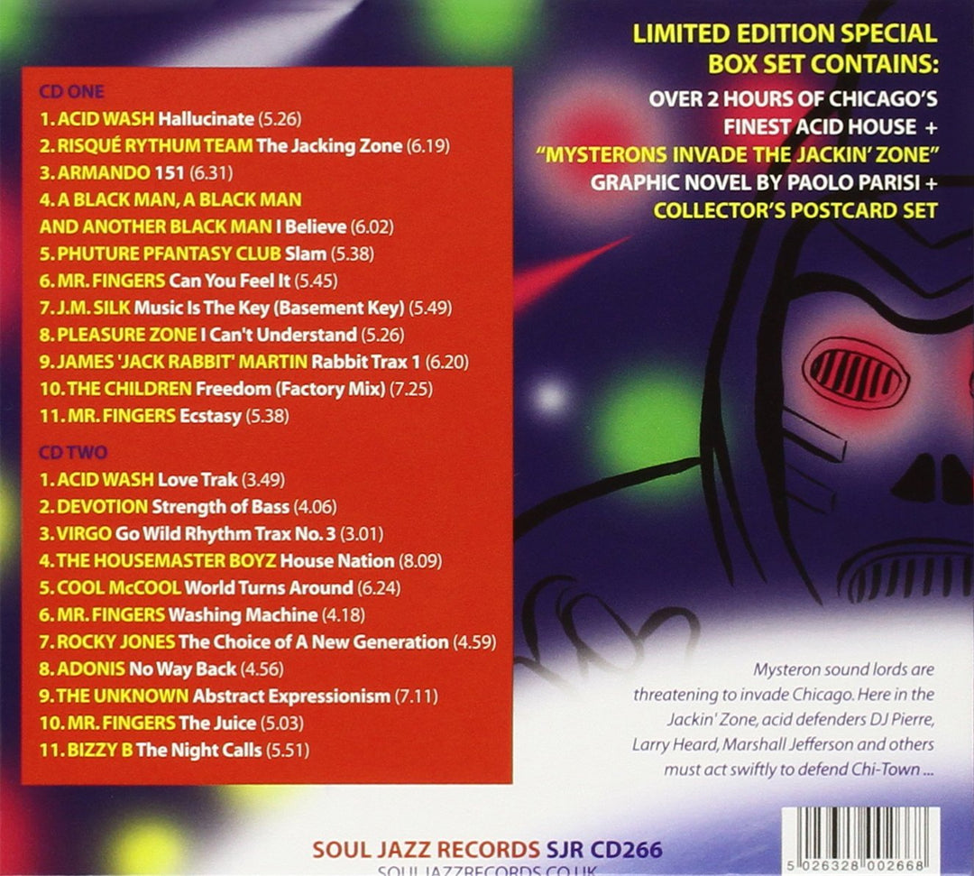 Acid-Mysterons Invade the Jackin' Zone, Audio-CD