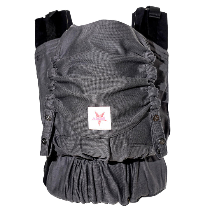 KOKADI Babytrage Flip - ergonomisch, mitwachsend und einfach - sichere Tragehilfe ab Geburt bis 15kg