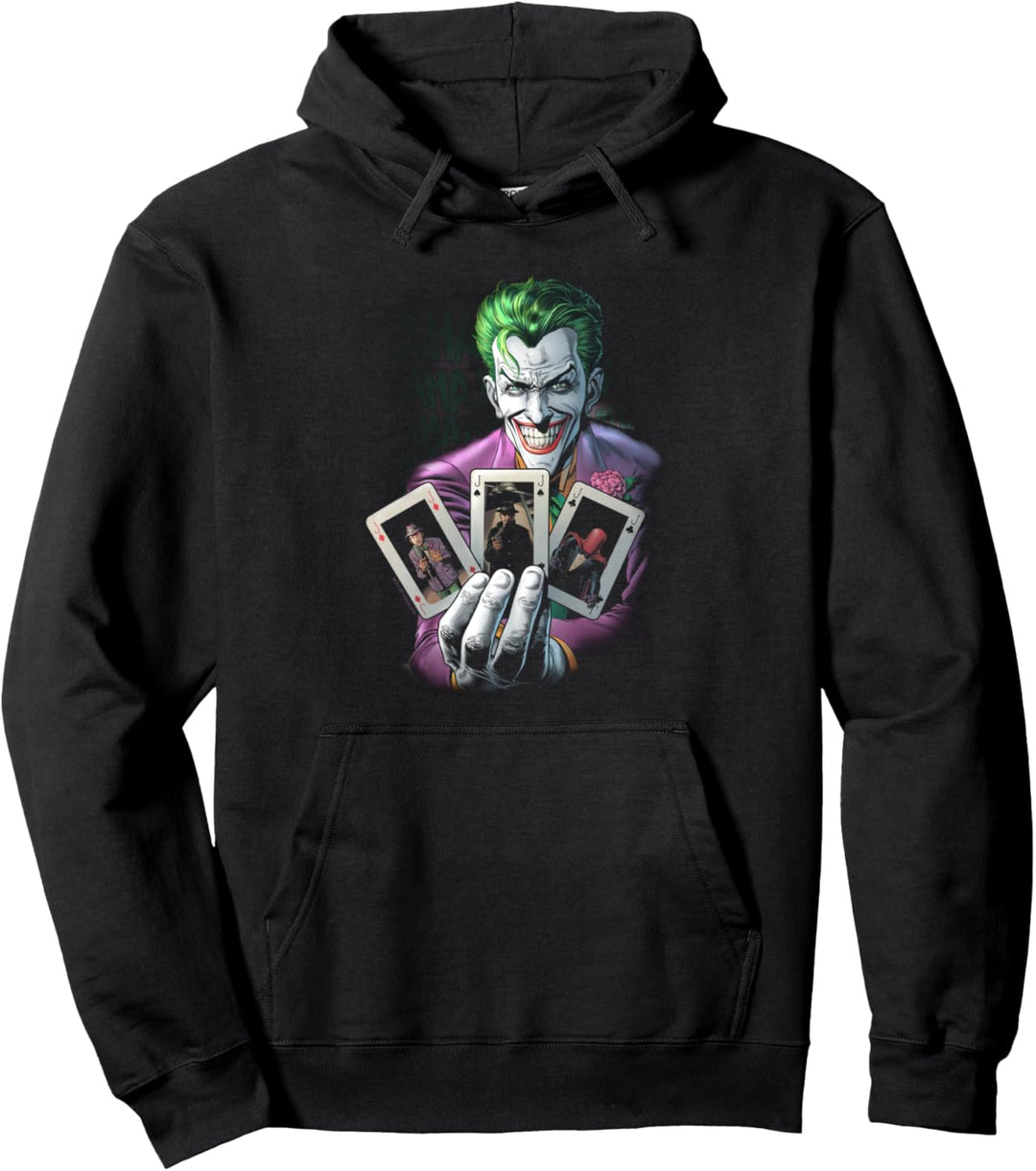Batman Joker 3 of a Kind Pullover Hoodie