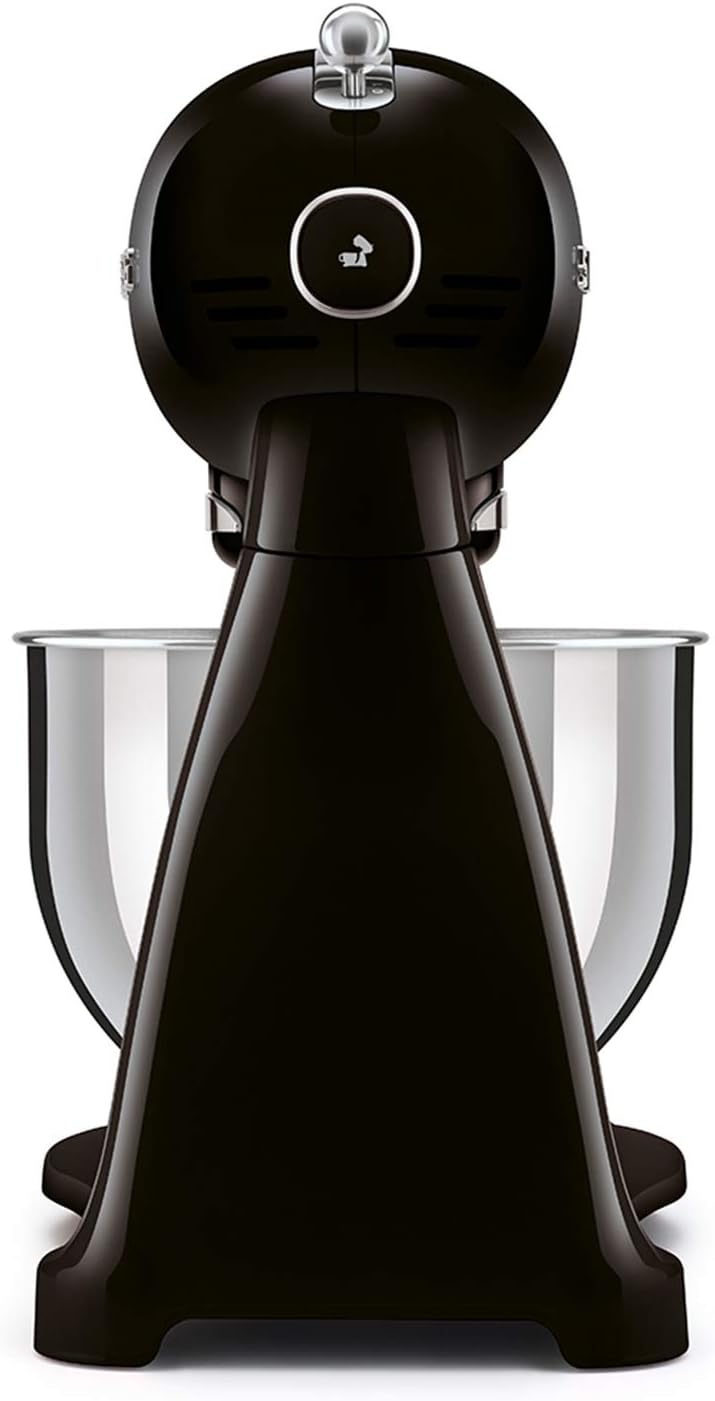 SMEG Standmixer Schwarz Kneten Mixen 1 m 4,8 l Leiter Stand mixer Black, Schwarz