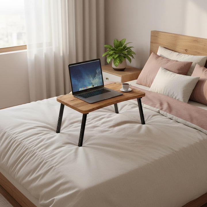 Laptoptisch Klappbar Betttisch Faltbar 59x35x24cm Sofatisch Beistelltisch Couch Bett 7 Farben Schrei