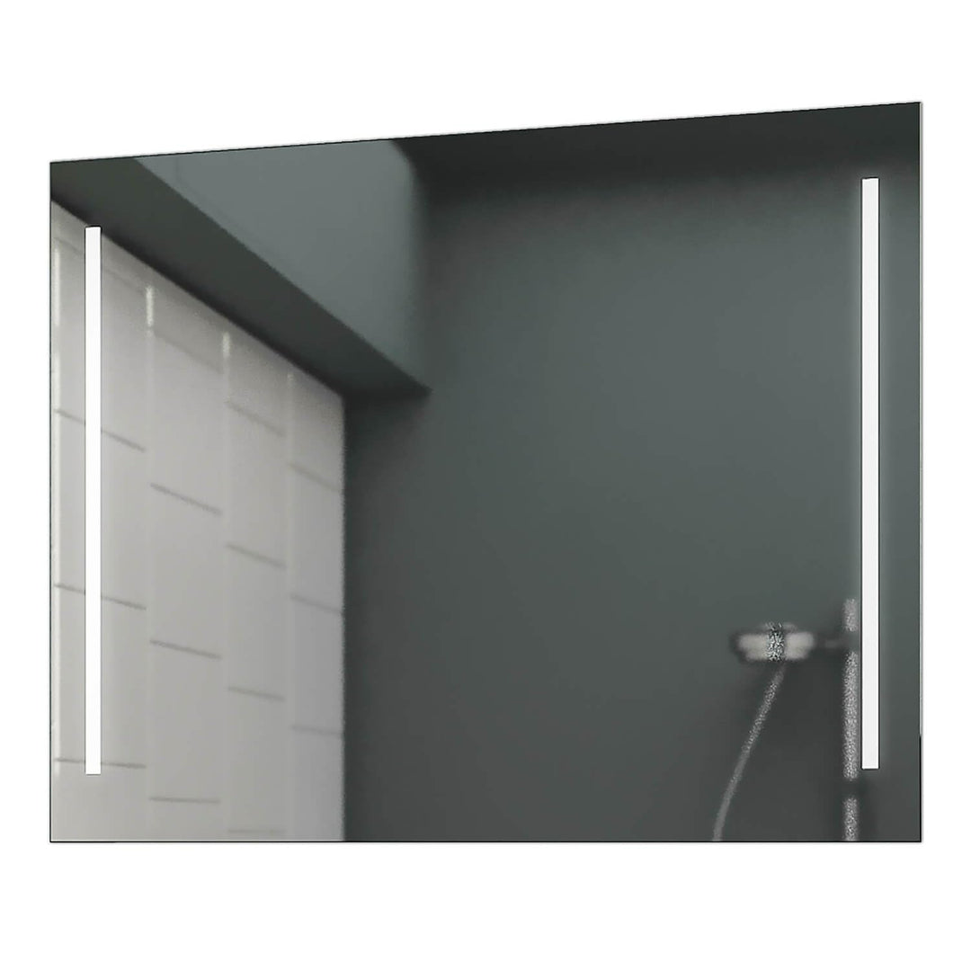 Concept2u LED Badspiegel Badezimmerspiegel Wandspiegel Bad Spiegel - 3000K Warmweiss 80 cm Breit x 7