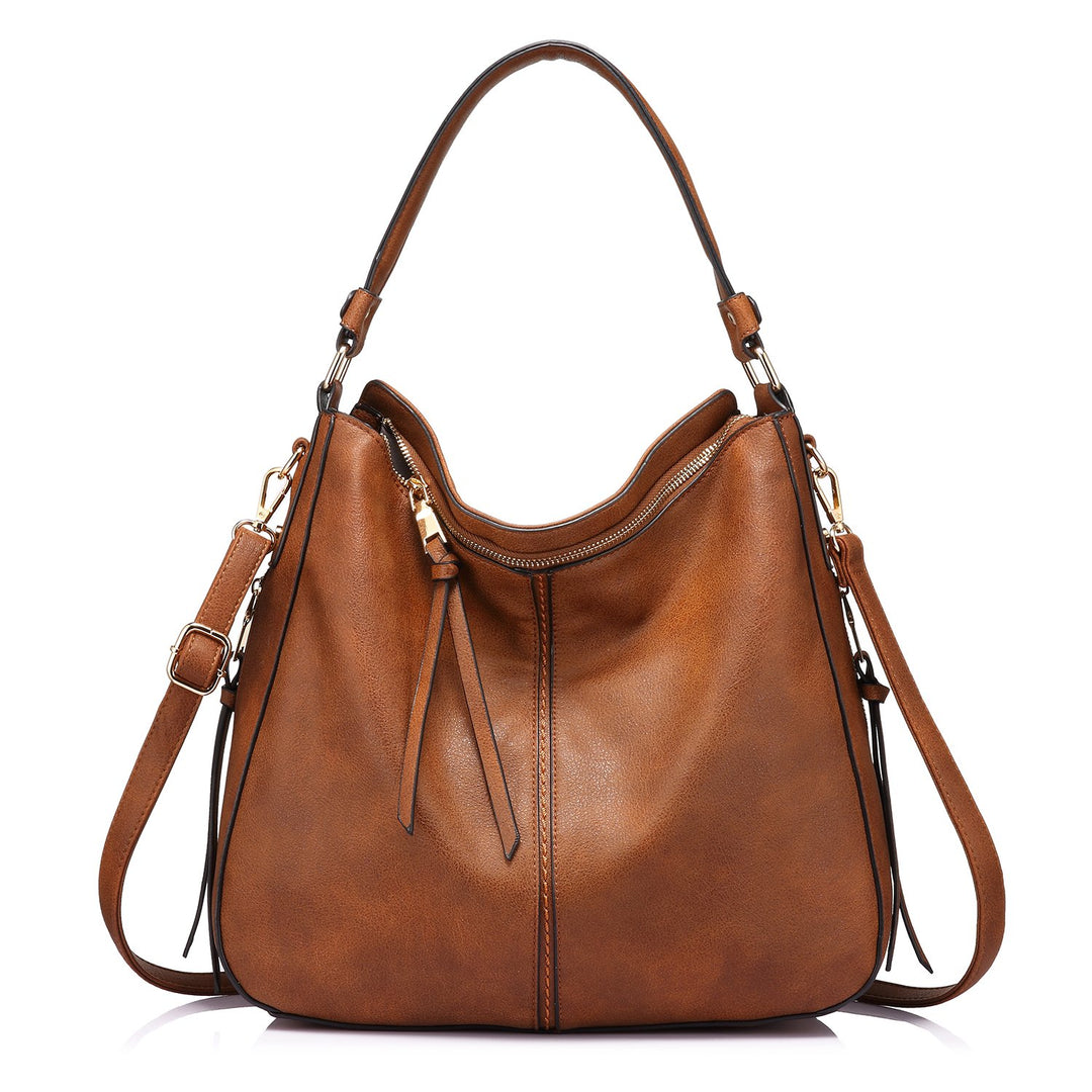 Realer Handtasche Damen Shopper Tasche Tote Leder Umhängetasche Gross Schultertasche Frau Elegant He