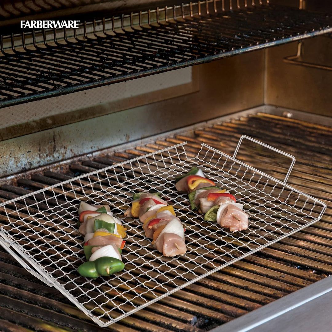 Farberware Grillaufsatz aus Edelstahl 5275952 Draht-Grillaufsatz, Draht-Grillaufsatz