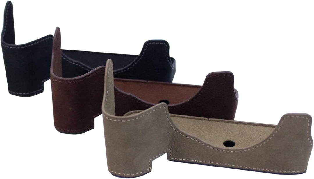 Rieibi Alpha 7 IV Kameratasche Echtleder Halbtasche für Sony a7 IV a7S III A1 Digitalkamera Schutzhü