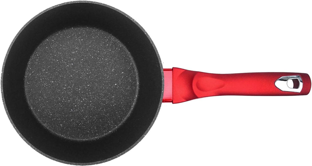 BerlingerHaus Haus Burgundy 2er Set Bratpfannen Induktion 22-26cm, Aluminium, Antihaftbeschichtung Ö