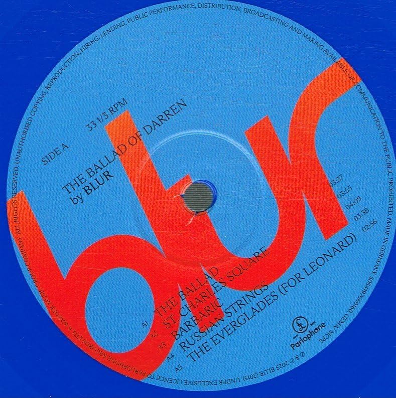 The Ballad of Darren (Vinile Blu Esclusiva Indie), Vinyl