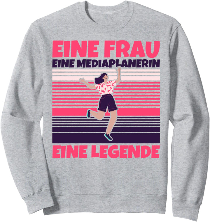 Mediaplanerin lustig - Eine Frau, eine Mediaplanerin, eine L Sweatshirt