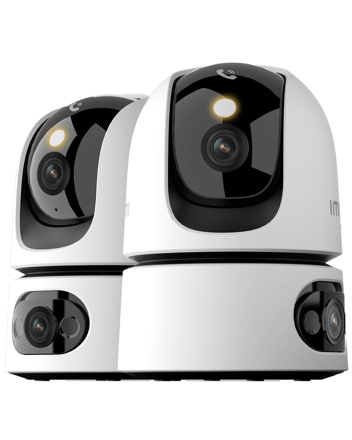 Imou 2K Dual Kameras Überwachung Innen mit KI Mensch/Tier, Nur 2,4 GHz WLAN, 360° PTZ WLAN Überwachu