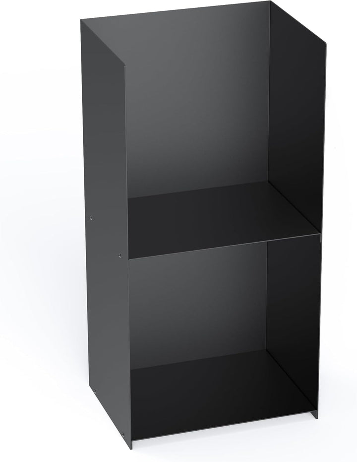 teileplus24 BHS4 Kaminholzregal Innen Aussen | Brennholzregal Metall | Kaminholzkorb | Industrial Lo