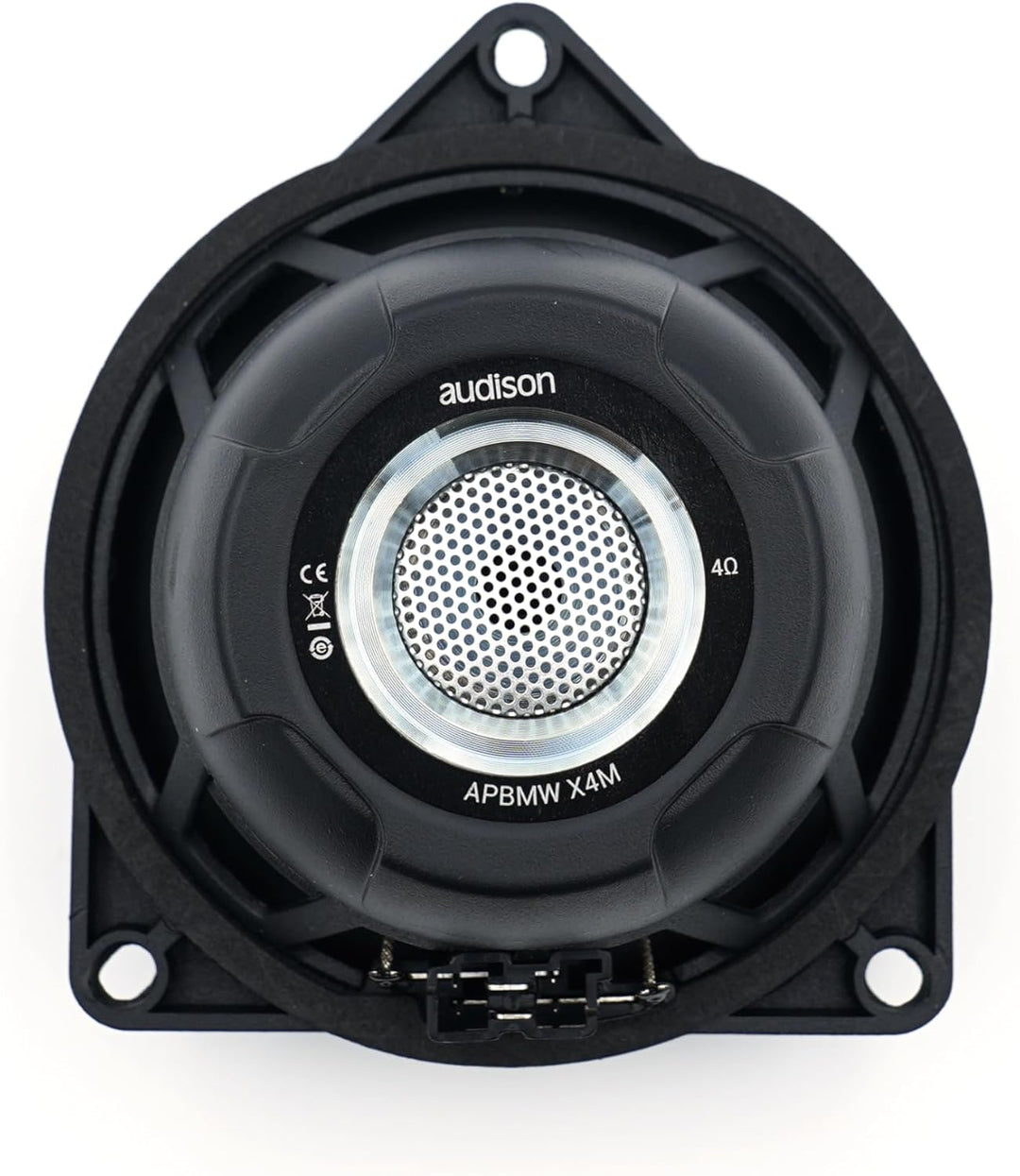 Audison APBMW X4M – 100-mm 2-Wege-Koaxiallautsprecher-Paar für BMW/MINI, 80W Peak, Plug & Play-Monta