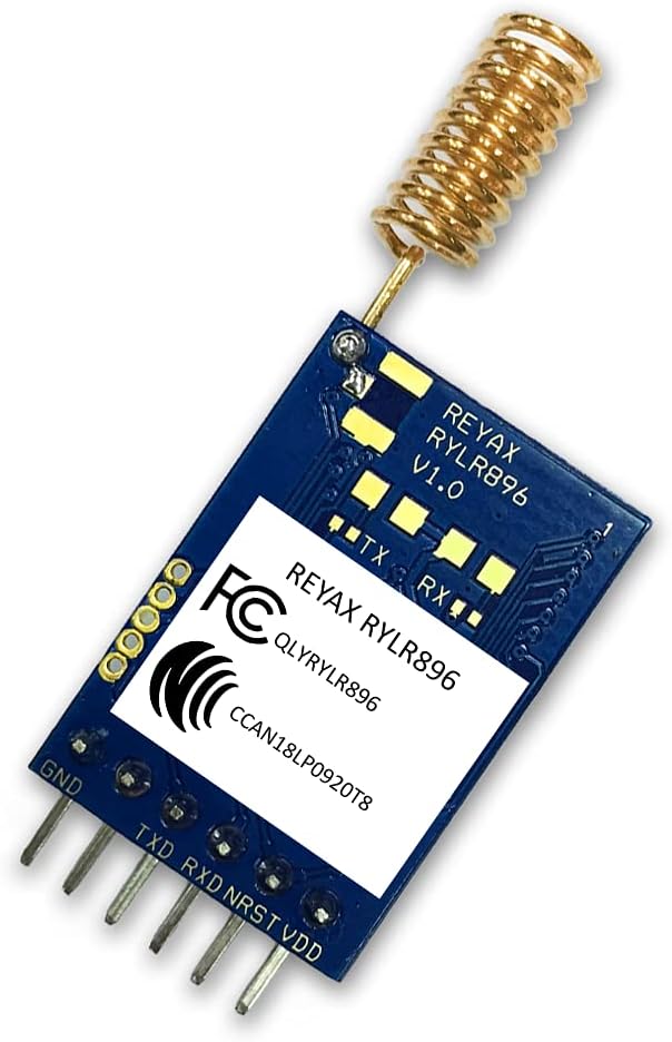 REYAX RYLR896 Lora-Modul SX1276 UART 868MHz 915MHz-Antenne bei Befehl FCC NCC