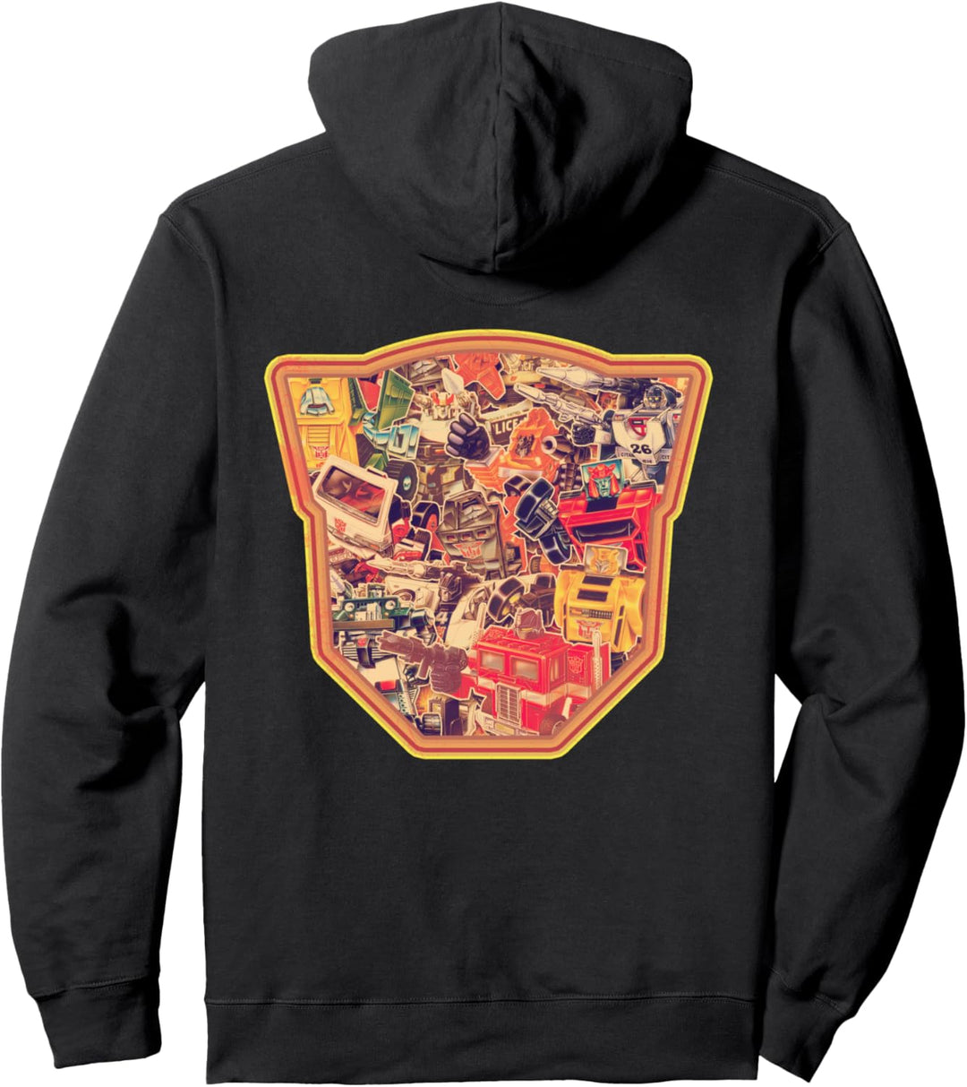 Autobot-Montage mit Transformers-Logo Pullover Hoodie